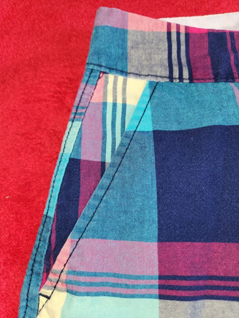 SZ 10 Old Navy Women's Colorful Golf Apparel Everyday Shorts Striped w/ Pockets - Picture 6 of 6